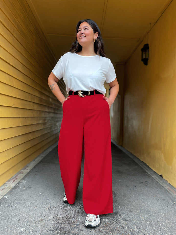 Dianas Vintage bukser Hepburn Pants - red