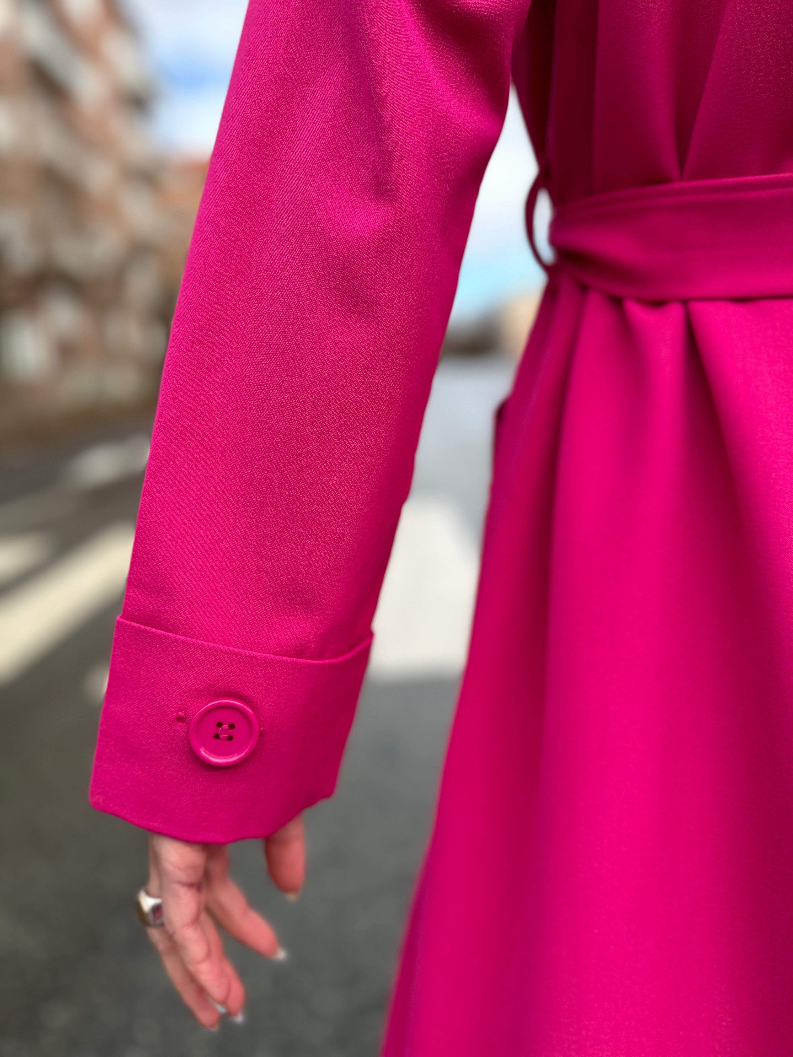 Dianas Vintage kåper Franz Coat Twill - pink