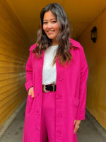 Last inn bildet i Galleri-visningsprogrammet, Dianas Vintage kåper Franz Coat Twill - pink
