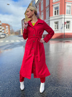 Last inn bildet i Galleri-visningsprogrammet, Dianas Vintage kåper Franz Coat Twill - red
