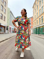 Last inn bildet i Galleri-visningsprogrammet, Dianas Vintage kjoler Betty Button dress - wildflowers
