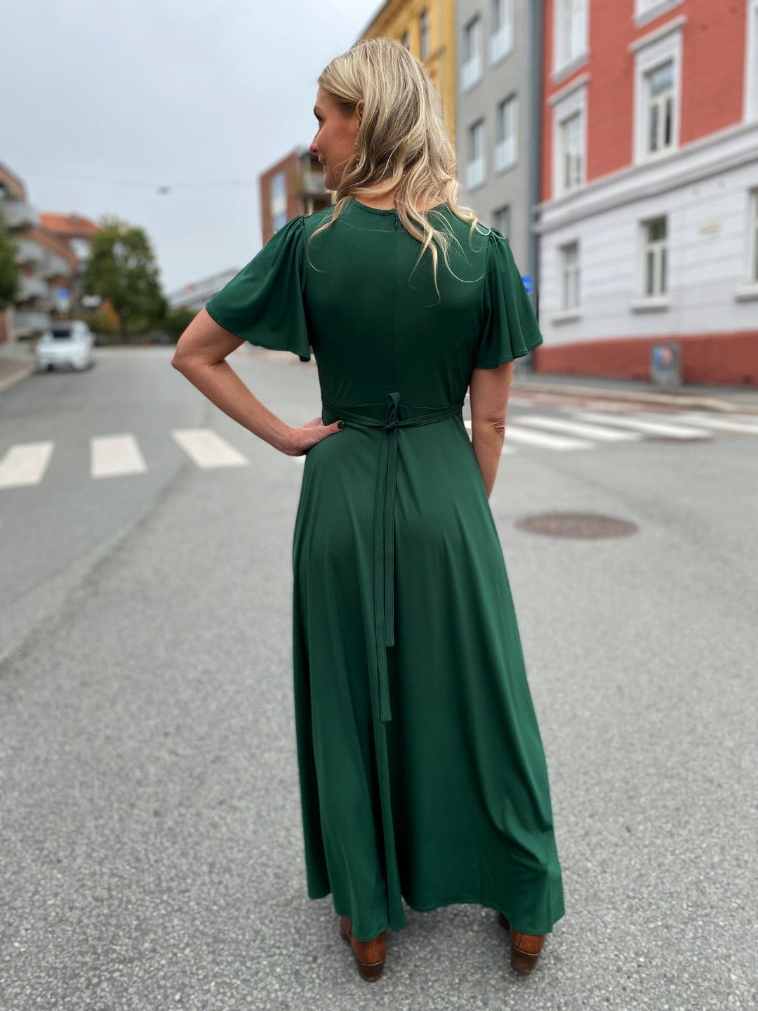 Dianas Vintage kjoler Diana Dress - emerald
