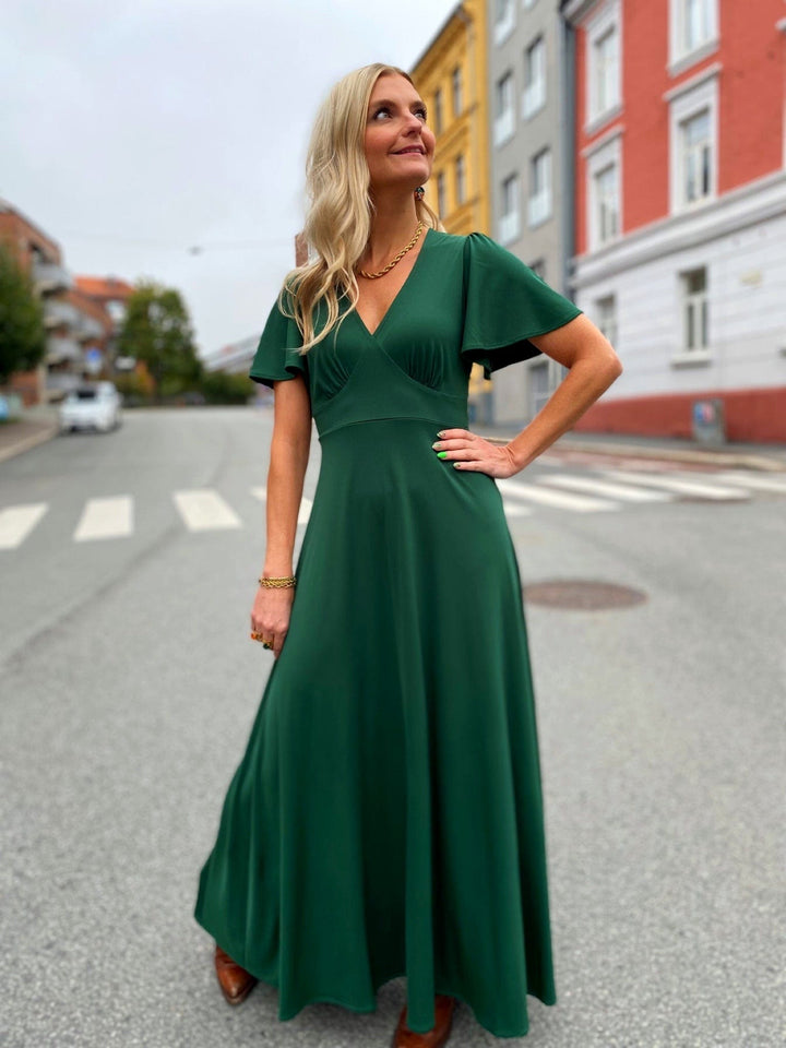 Dianas Vintage kjoler Diana Dress - emerald