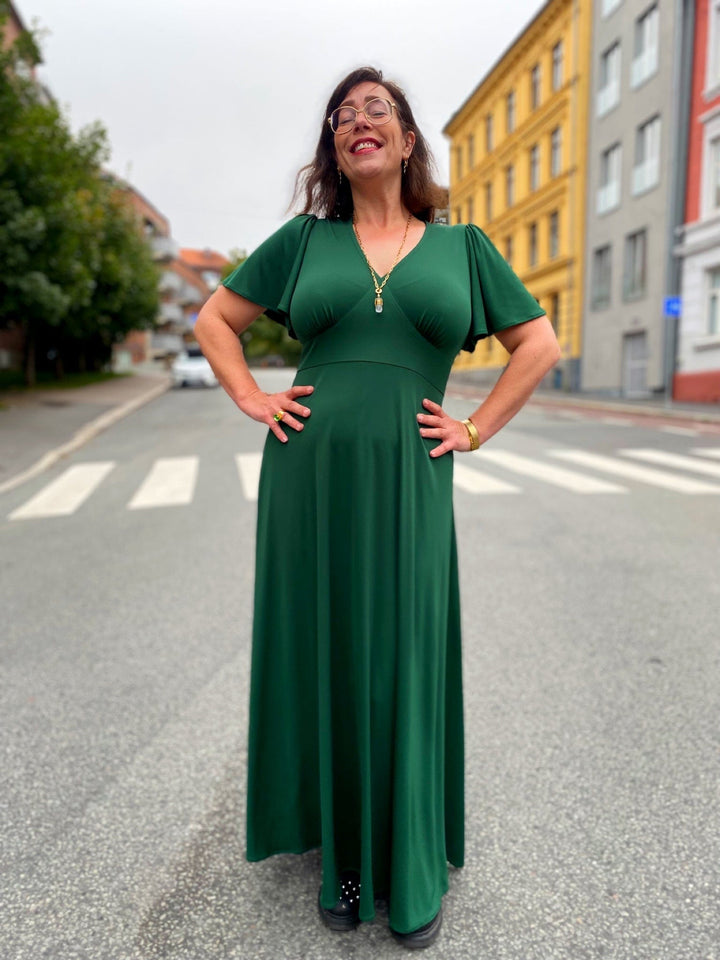 Dianas Vintage kjoler Diana Dress - emerald