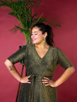Last inn bildet i Galleri-visningsprogrammet, Dianas Vintage kjoler Diana Dress - gold glitter
