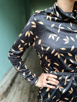 Last inn bildet i Galleri-visningsprogrammet, Dianas Vintage kjoler Frida Dress - leaves
