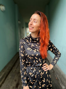 Dianas Vintage kjoler Frida Dress - leaves