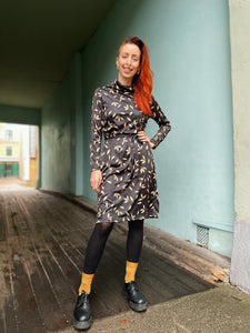 Dianas Vintage kjoler Frida Dress - leaves