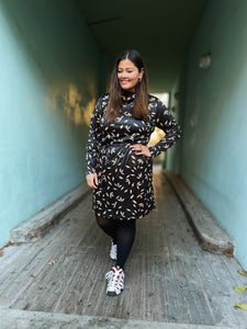 Dianas Vintage kjoler Frida Dress - leaves