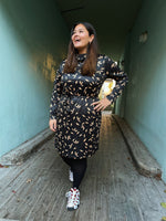 Last inn bildet i Galleri-visningsprogrammet, Dianas Vintage kjoler Frida Dress - leaves
