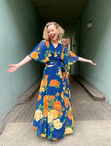 Dianas Vintage kjoler Garden dress - roses