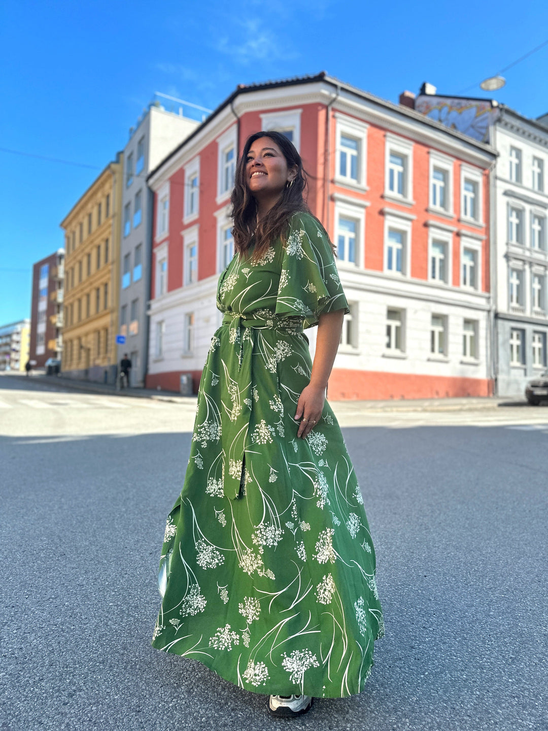 Dianas Vintage kjoler Monika dress -  green dream