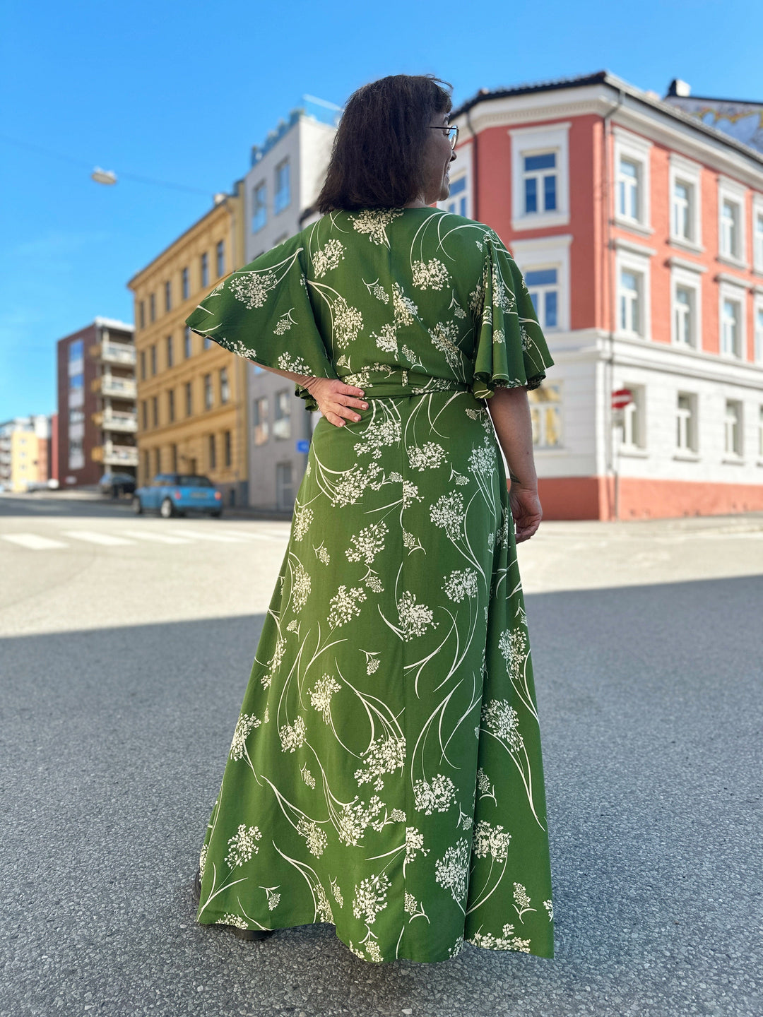 Dianas Vintage kjoler Monika dress -  green dream