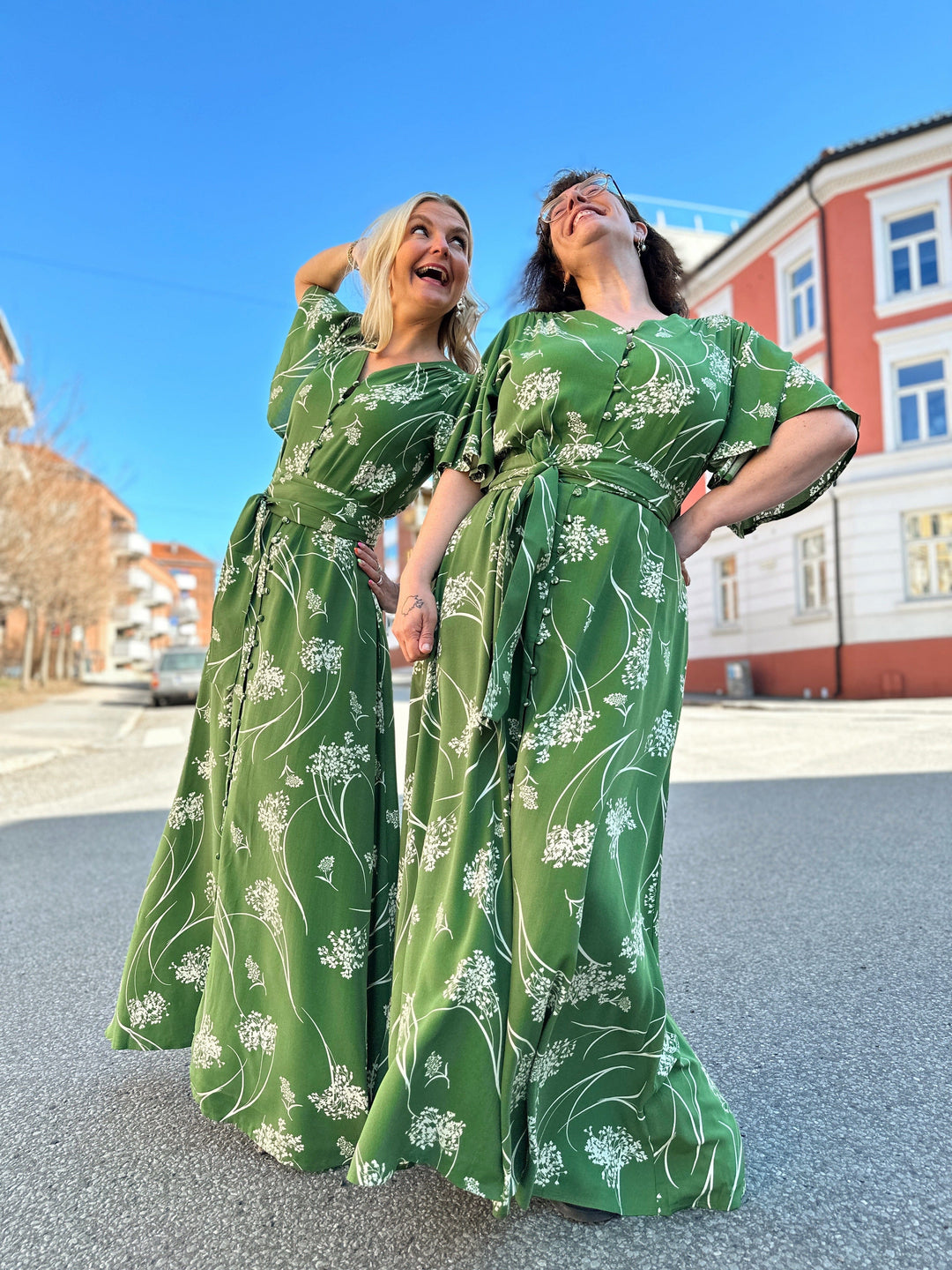 Dianas Vintage kjoler Monika dress -  green dream