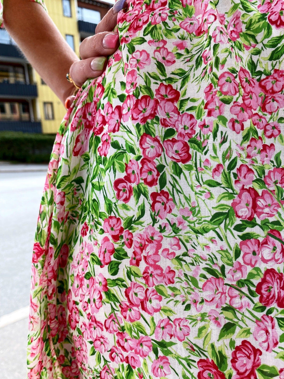 Dianas Vintage kjoler Monika dress short - pink forest