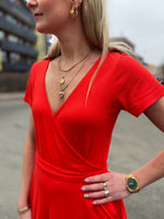 Last inn bildet i Galleri-visningsprogrammet, Dianas Vintage kjoler Wrap me dress - high risk red
