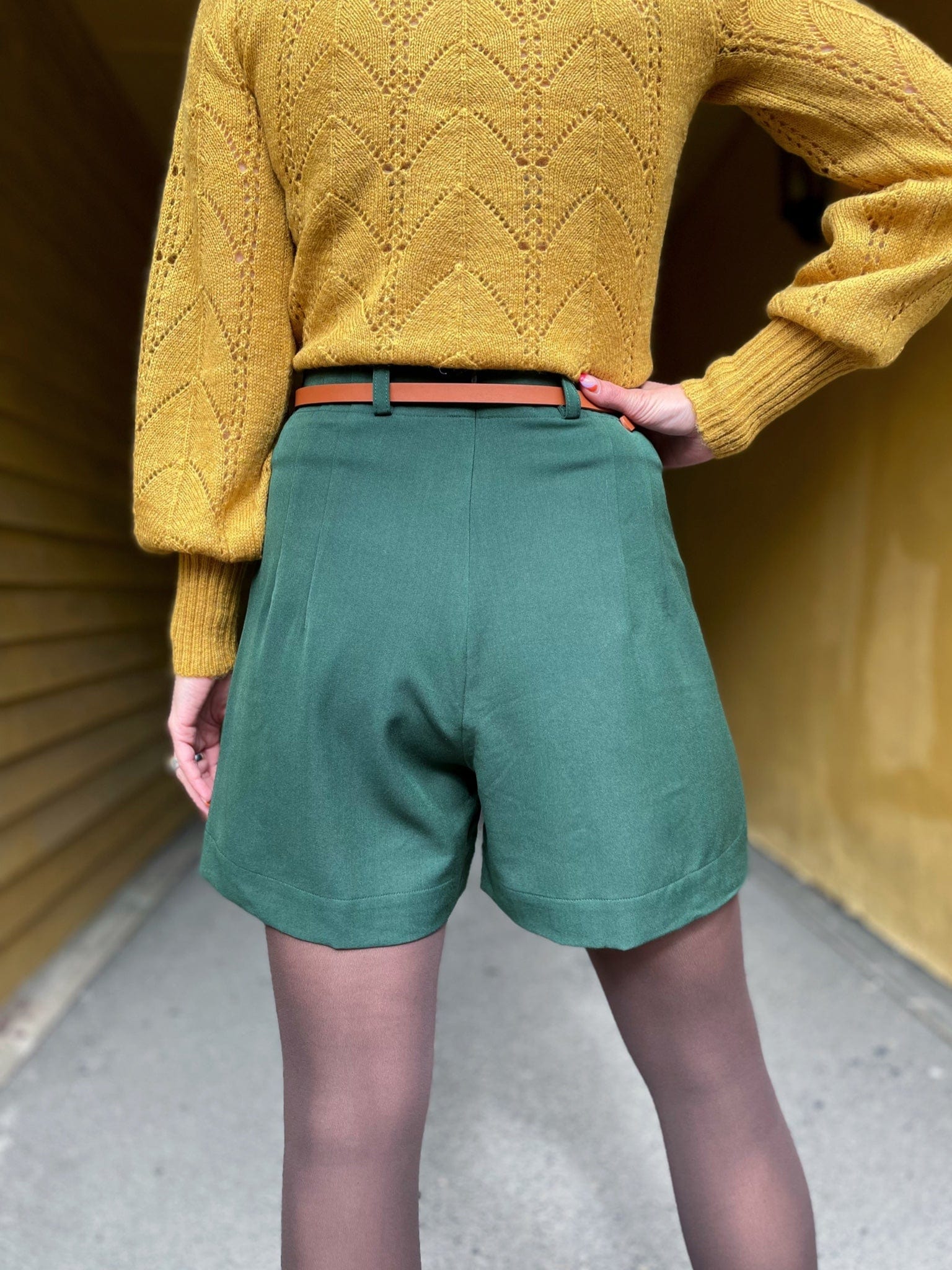 Dianas Vintage shorts Frida shorts - dark green