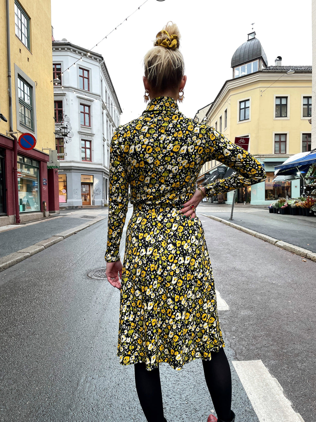 Dianas Vintage skjørt Synne Skirt - floral