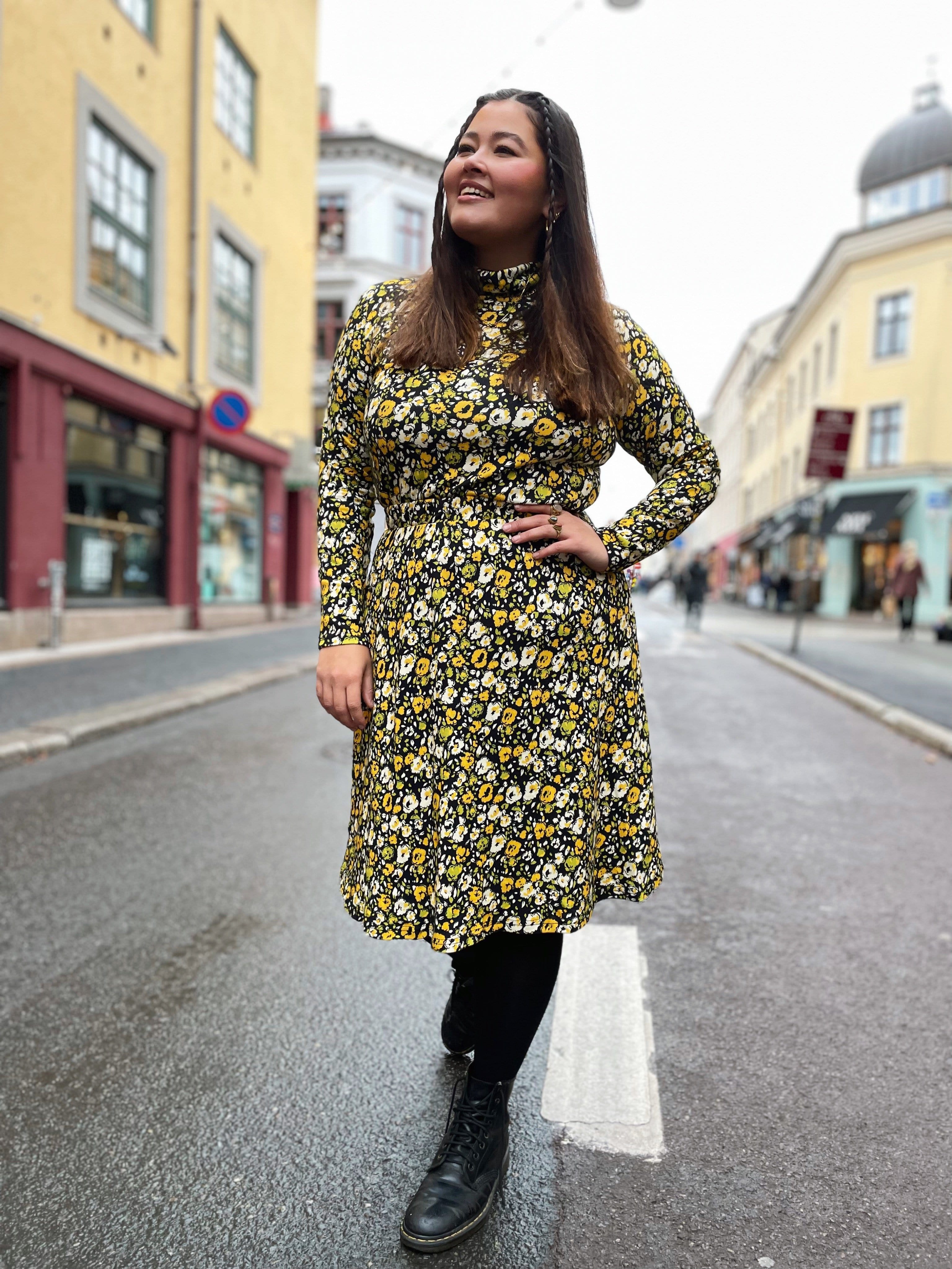 Dianas Vintage skjørt Synne Skirt - floral