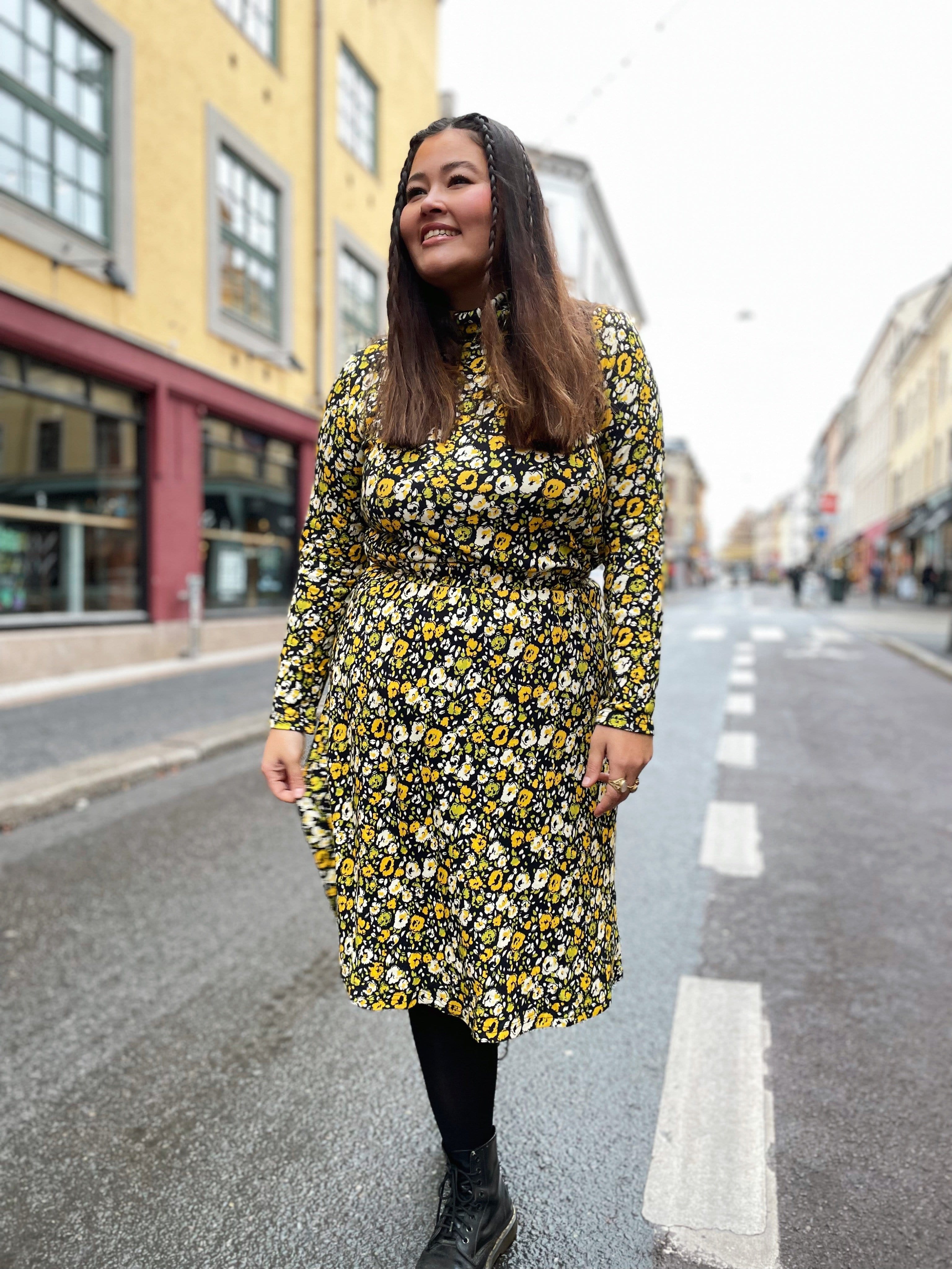 Dianas Vintage skjørt Synne Skirt - floral