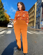 Last inn bildet i Galleri-visningsprogrammet, Dianas Vintage turtleneck Perfect polo - paisley
