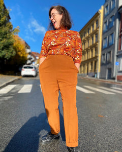 Dianas Vintage turtleneck Perfect polo - paisley