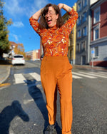 Last inn bildet i Galleri-visningsprogrammet, Dianas Vintage turtleneck Perfect polo - paisley
