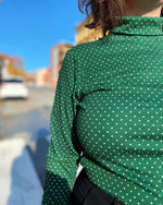 Last inn bildet i Galleri-visningsprogrammet, Dianas Vintage turtleneck Perfect polo - small dots
