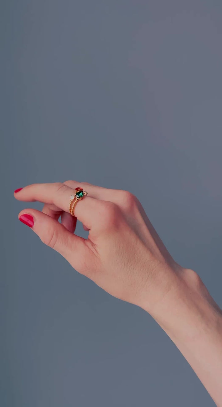Nani ring - tangerine