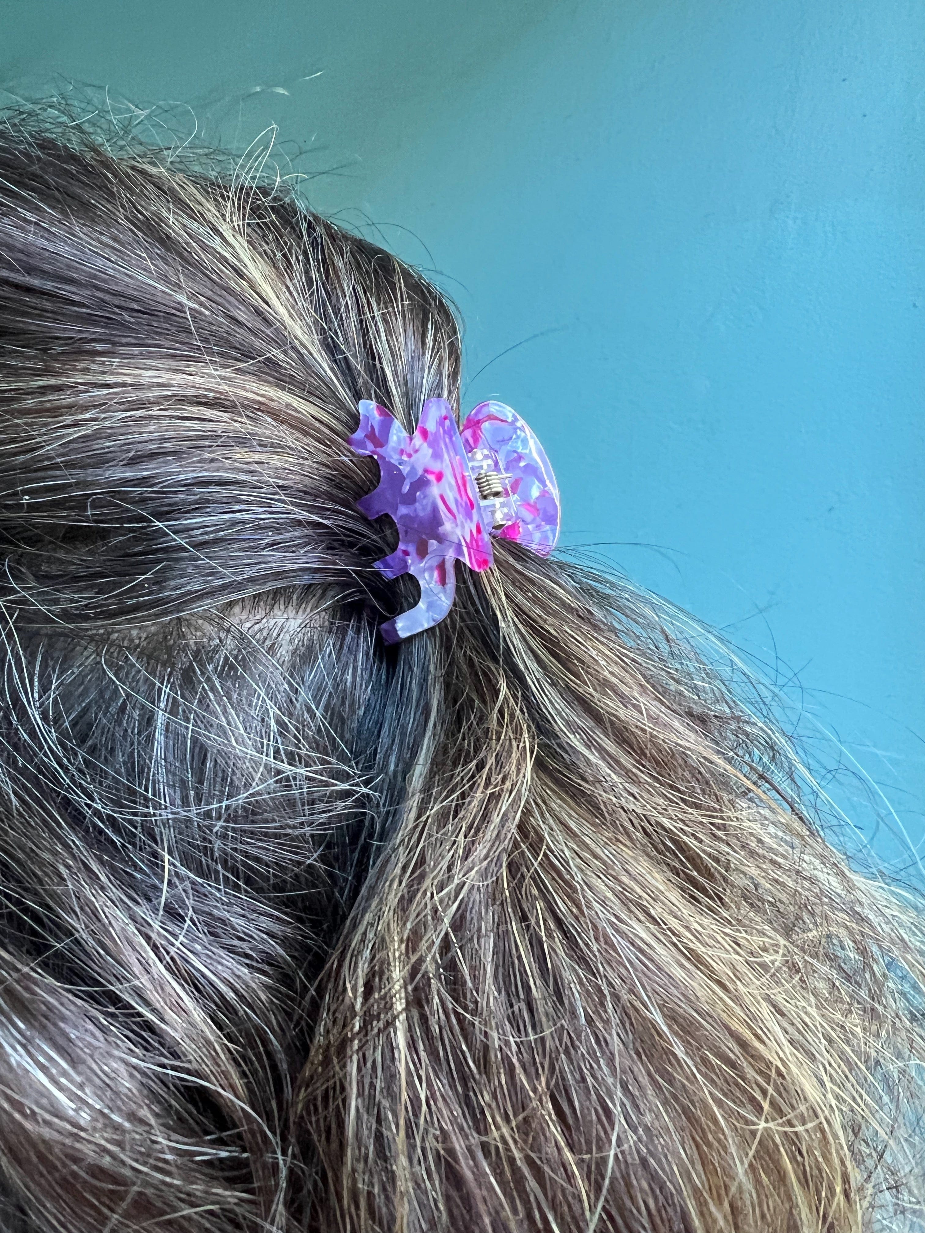 Frøken Dianas salonger hårpynt Hårklype liten - rosa