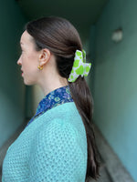 Last inn bildet i Galleri-visningsprogrammet, Frøken Dianas salonger hårpynt Hårklype stor - grønn turtle
