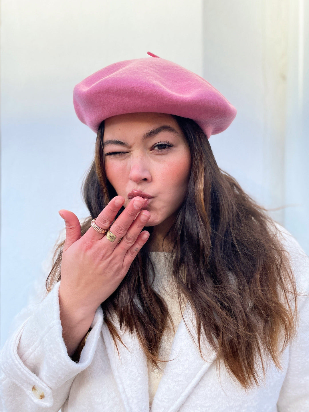 Frøken Dianas salonger Luer Alpelue - lys rosa