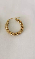 Last inn bildet i Galleri-visningsprogrammet, Frøken Dianas salonger øredobber Rope earrings - large
