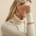 Last inn bildet i Galleri-visningsprogrammet, Vintageinspirert armbånd fra GAS Bijoux 😍 ! Dette armbåndet er så nydelig og passer perfekt med Maranza øredobber for en komplett look! 💃🏽 Det er justerbart, så dette armbåndet kan vi alle bruke!  ✨ 
