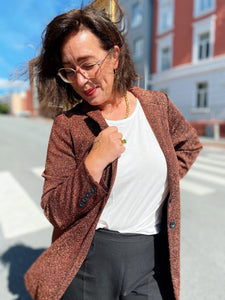 King Louie kåper Daisy long blazer - ballroom