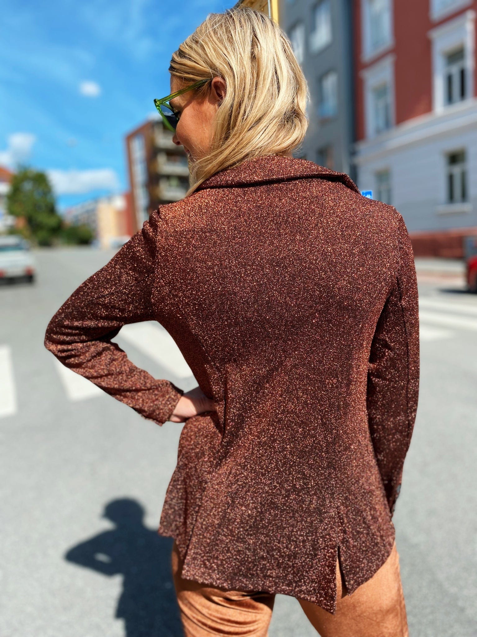 King Louie kåper Daisy long blazer - ballroom