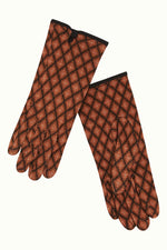 Last inn bildet i Galleri-visningsprogrammet, King Louie hansker Hansker Magnet - Cognac Orange
