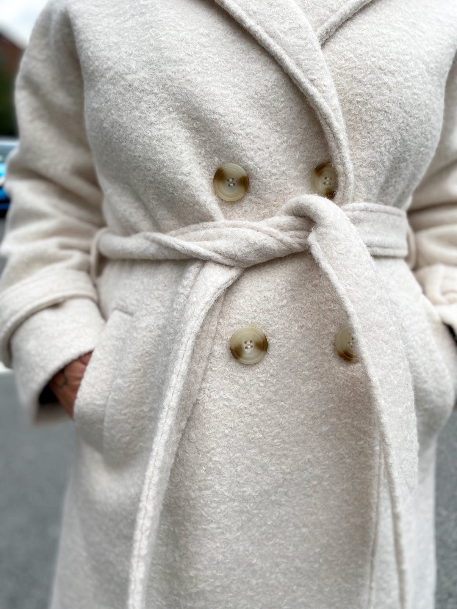 King Louie kåper Maura kåpe - winter white