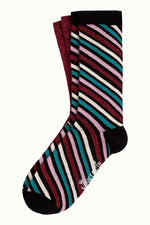 Last inn bildet i Galleri-visningsprogrammet, King Louie sokker Cabana socks 2-pack - cherise red
