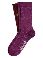 Last inn bildet i Galleri-visningsprogrammet, King Louie sokker Minelli socks 2-pack - Porto red
