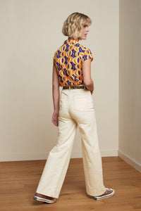 King Louie Topper Daisy bluse - Bambaataa