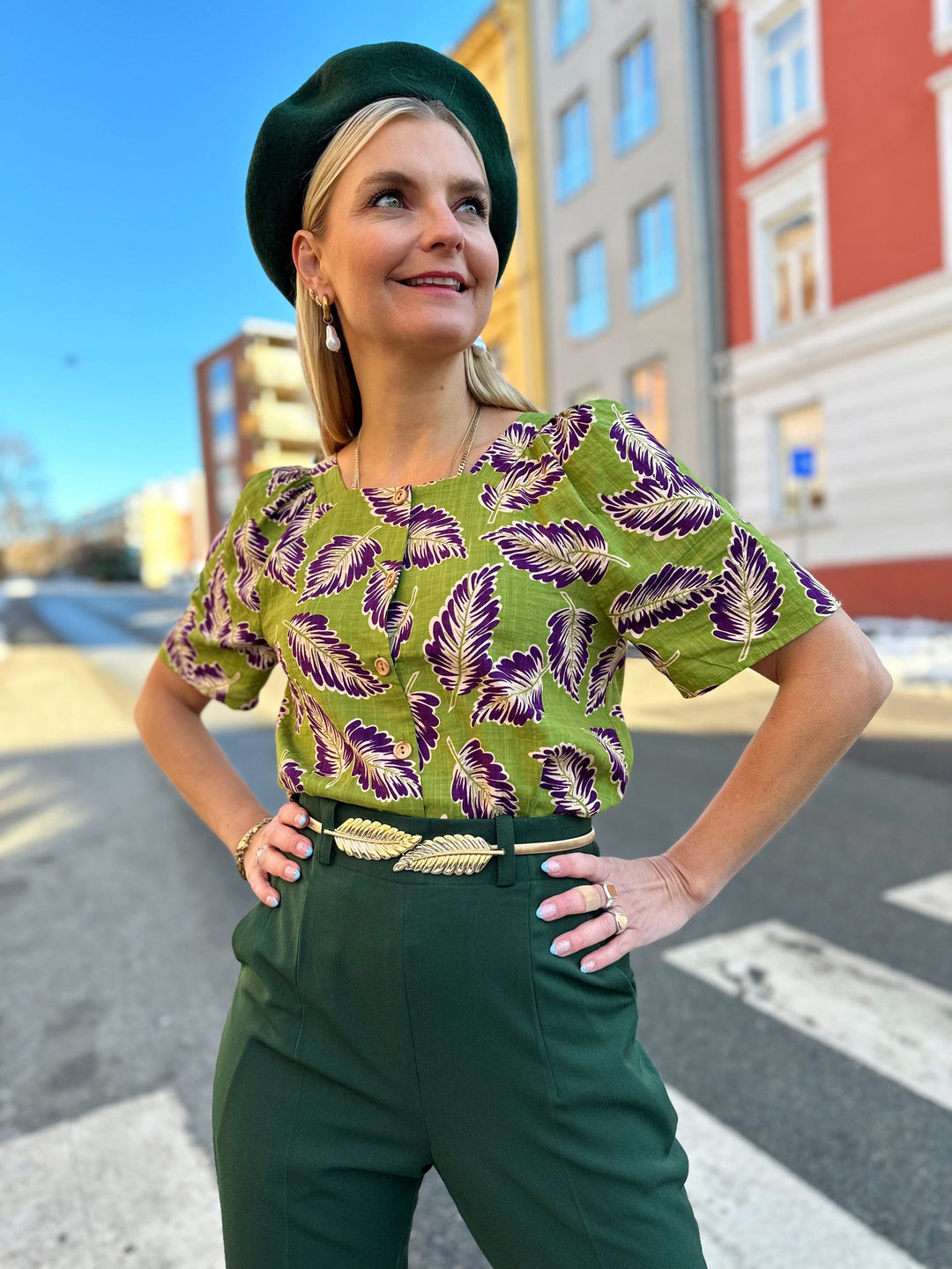King Louie Topper Elienne bluse - Dominica