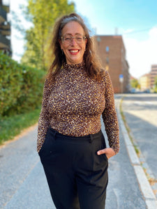 King Louie topper Betsy rollneck topp - Rocky brown
