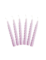 Last inn bildet i Galleri-visningsprogrammet, Kunstindustrien stearinlys Stearinlys twisted blank - lilac
