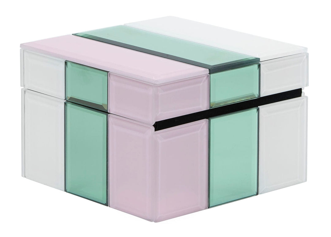 Miss Etoile interiør Smykkeskrin - Rose, light green and clear
