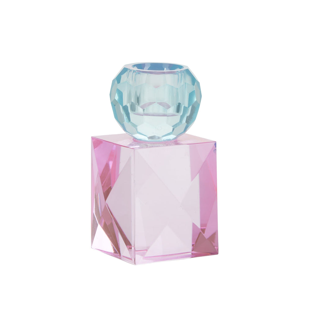 Miss Etoile Lysestake Lysestake i krystall - blue and rose