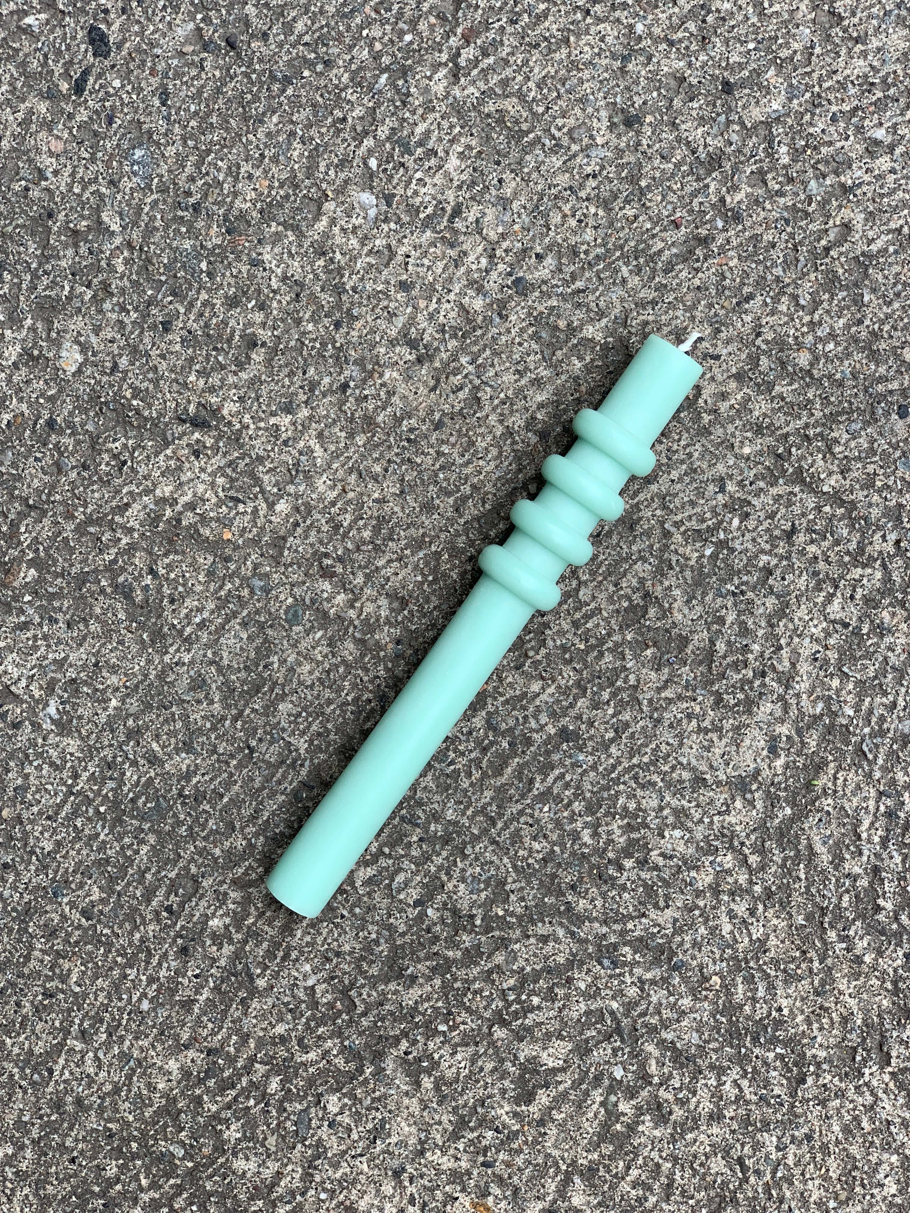 Miss Etoile stearinlys Pastell stearinlys - Tette ringer mint