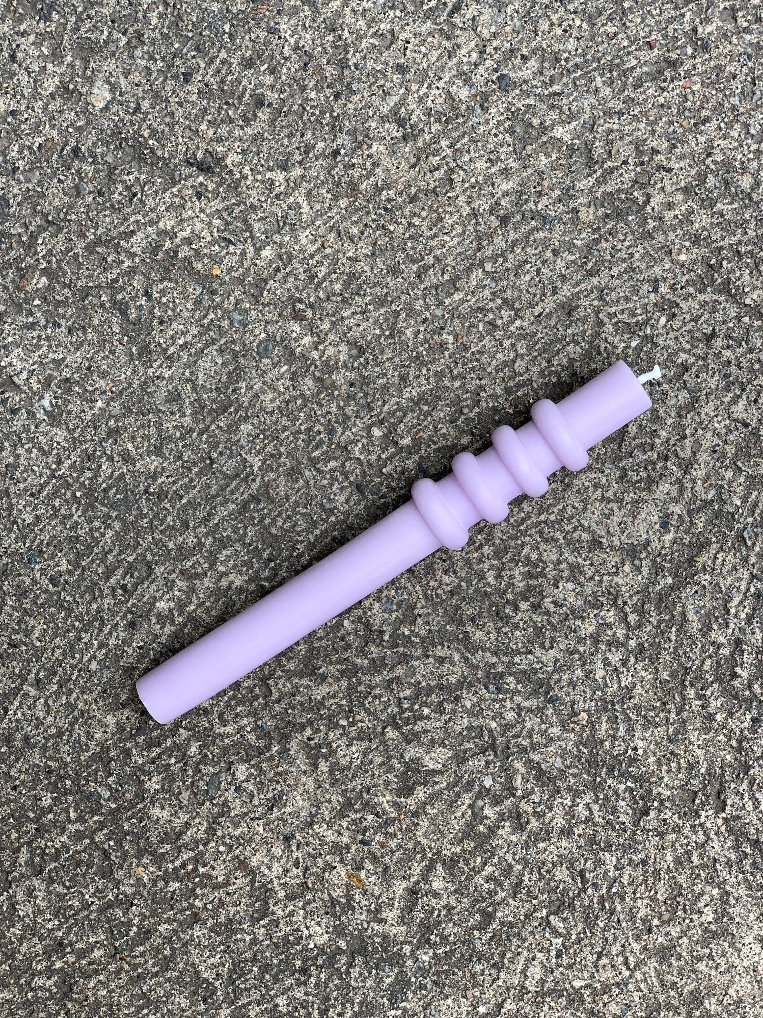 Miss Etoile stearinlys Pastell stearinlys - Tette ringer purple