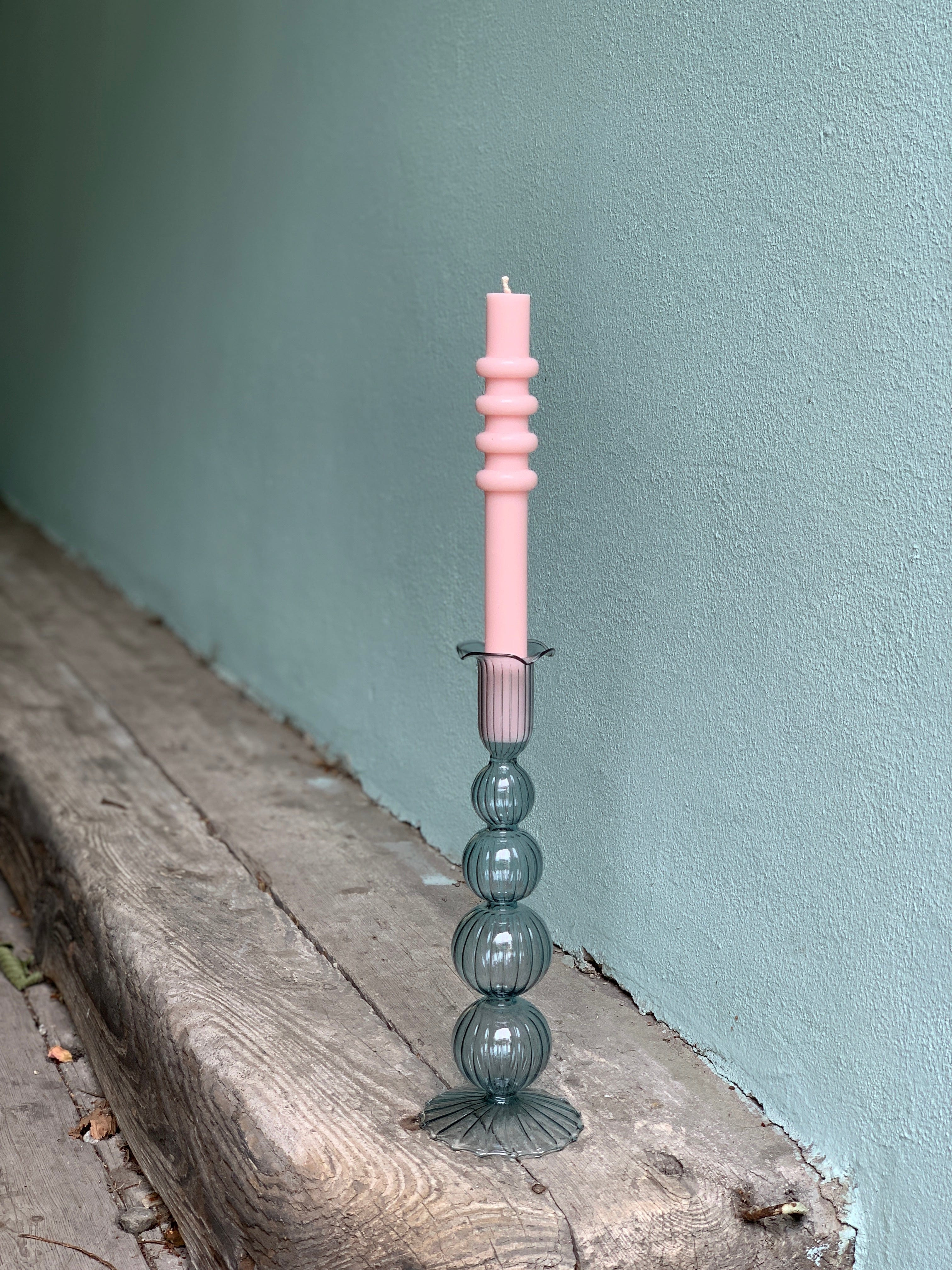 Miss Etoile stearinlys Pastell stearinlys - Tette ringer rose