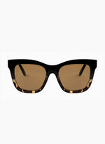 Last inn bildet i Galleri-visningsprogrammet, Otra Eyewear solbriller Irma black - Tortoise Brown
